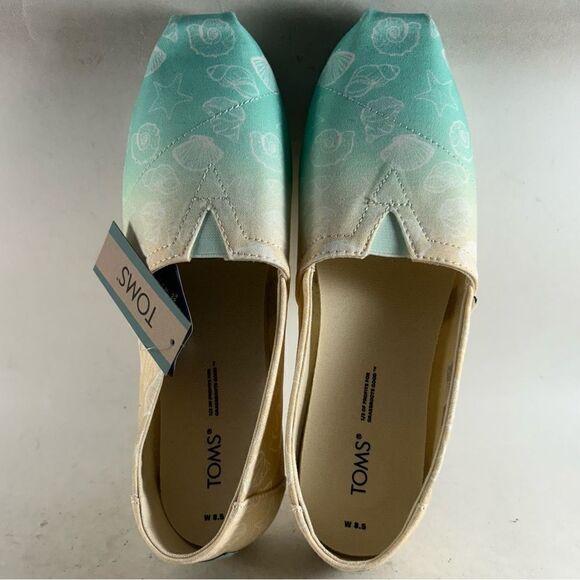 Toms Alpargata 3.0 Women’s Seashell Shoes Slip On Sneakers Tan Size 8.5 - Picture 5 of 8